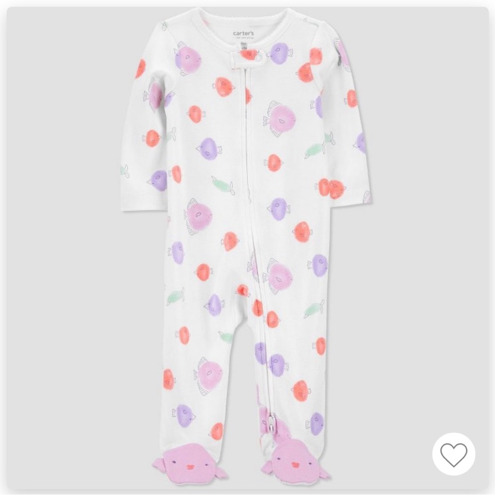 Carter’s Just One You- Sea Footed Pajamas